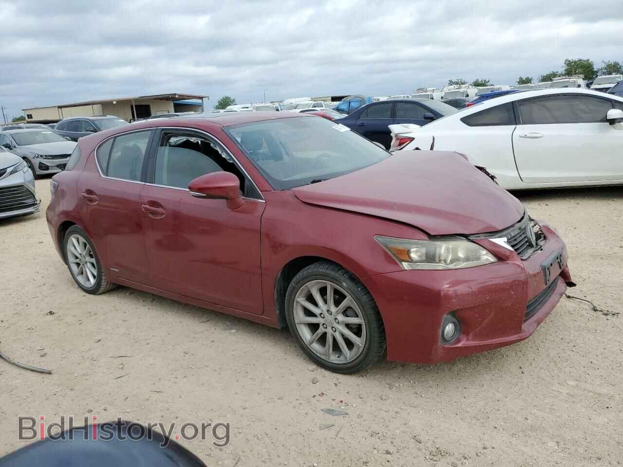 2012 LEXUS CT 200 - VIN: JTHKD5BH4C2081038 - Фото 4