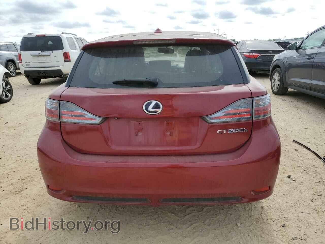 2012 LEXUS CT 200 - VIN: JTHKD5BH4C2081038 - Фото 6
