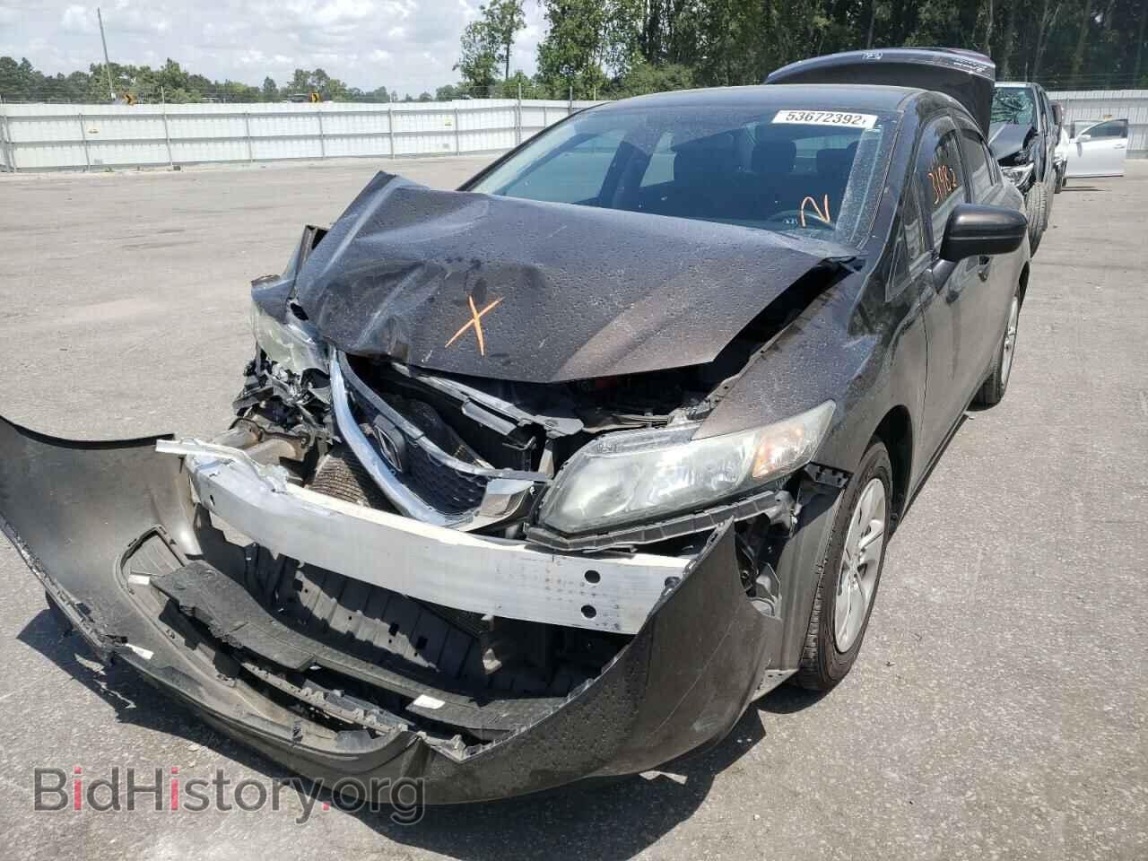 2014 HONDA CIVIC - VIN: 2HGFB2F58EH559707 - Фото 2