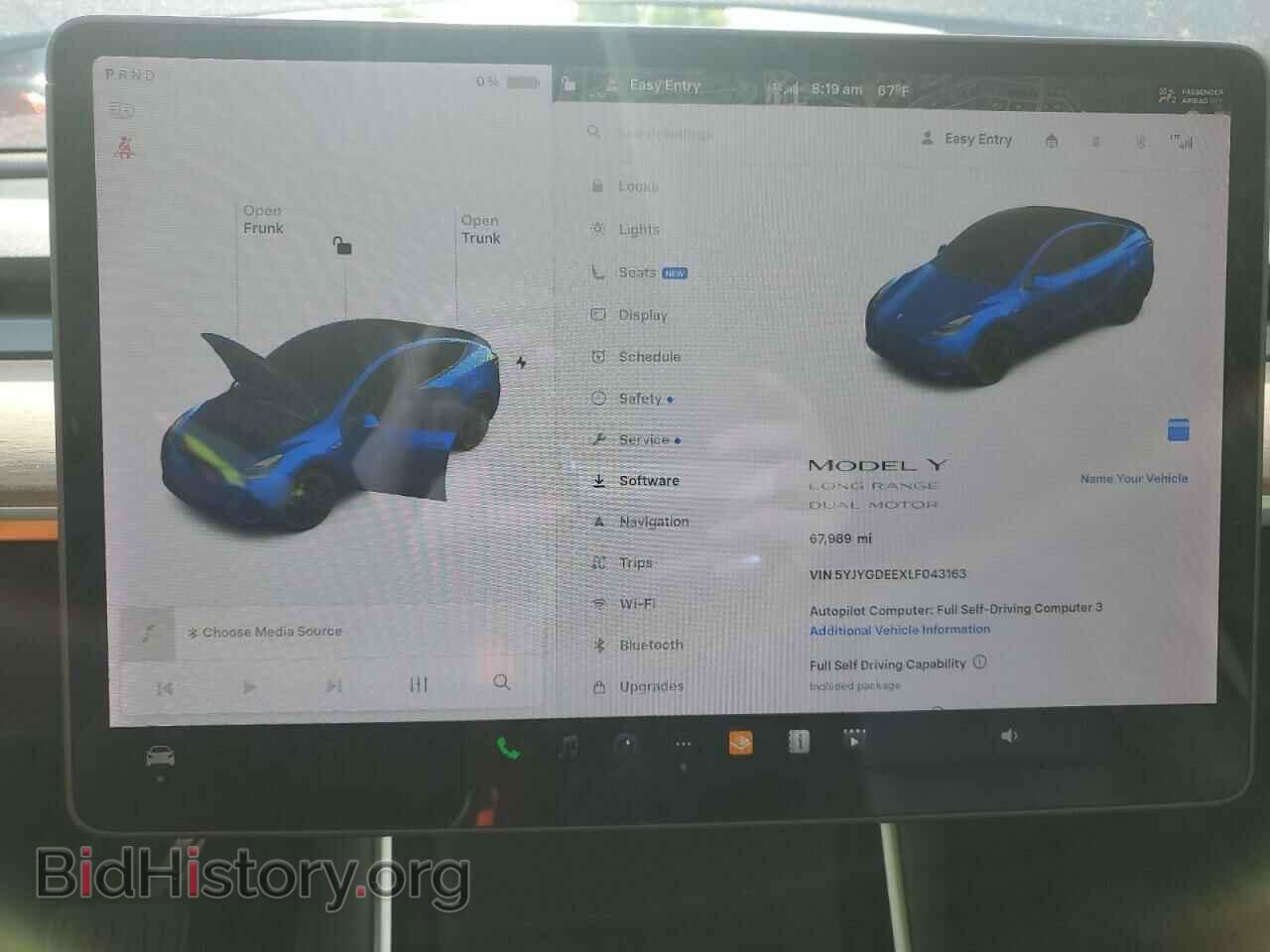 2020 TESLA MODEL Y - VIN: 5YJYGDEEXLF043163 - Photo 9