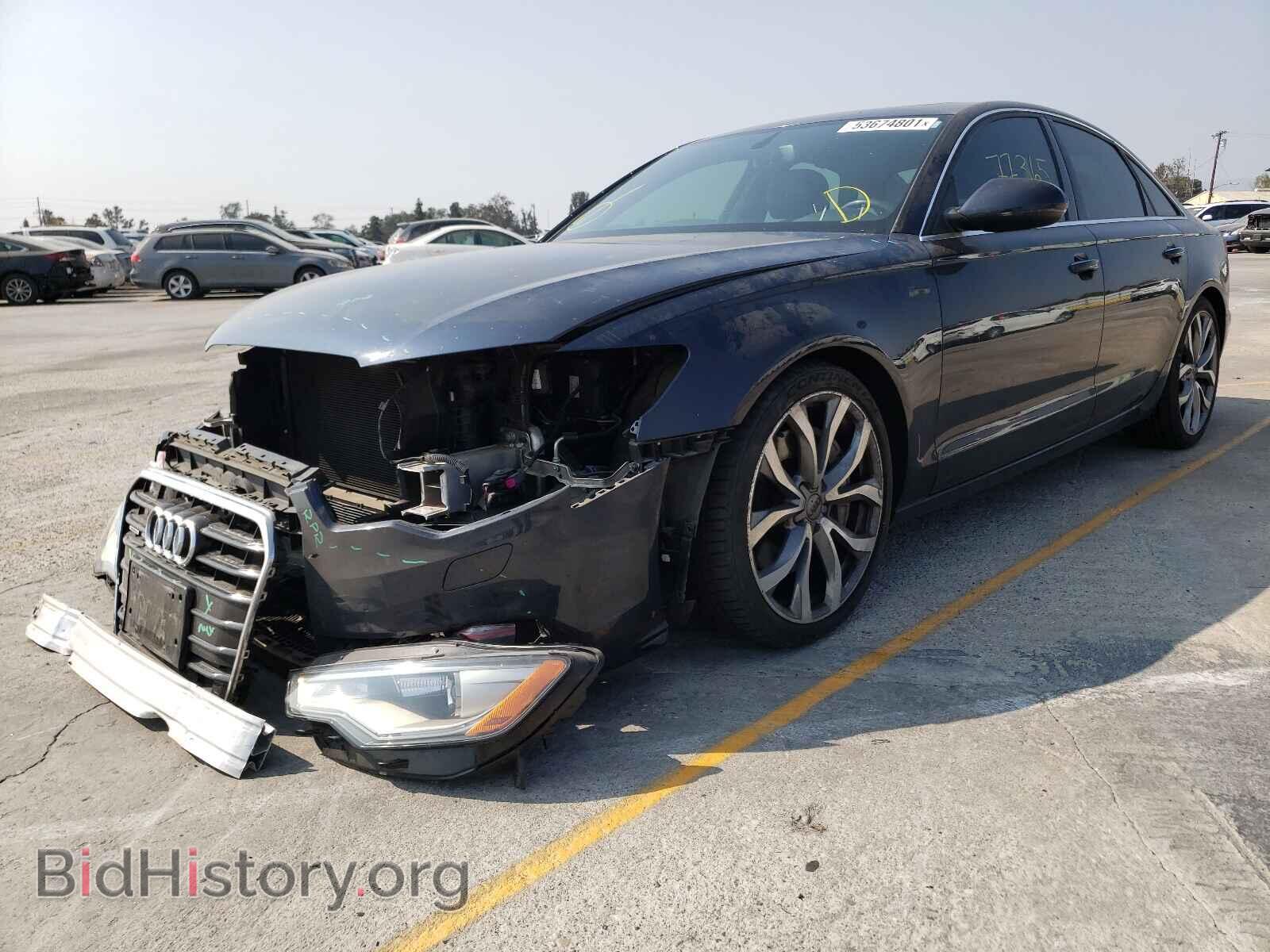 2014 AUDI A6 - VIN: WAUFGAFC4EN036262 - Фото 2