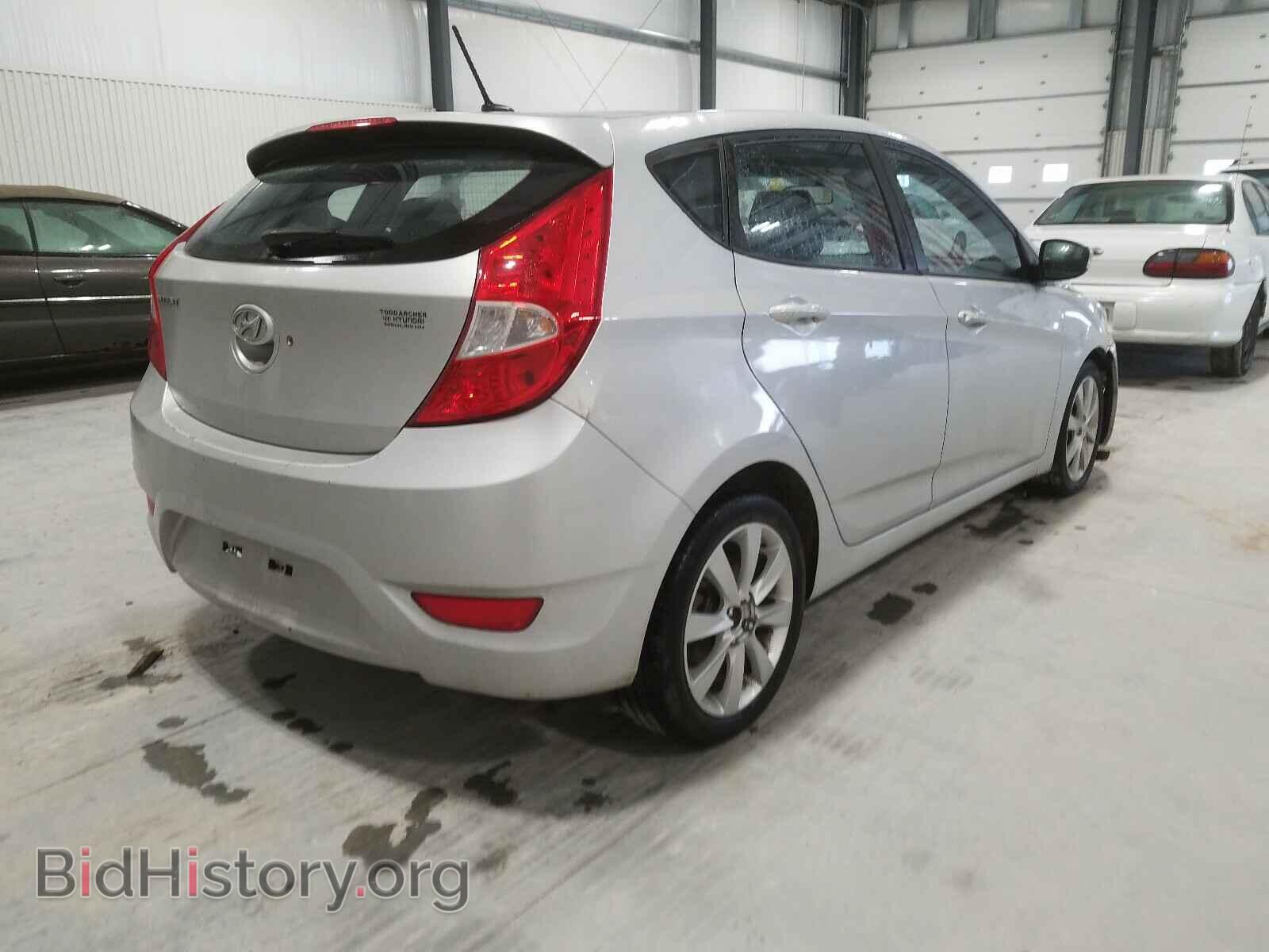 2013 HYUNDAI ACCENT - VIN: KMHCU5AE0DU138575 - Фото 4