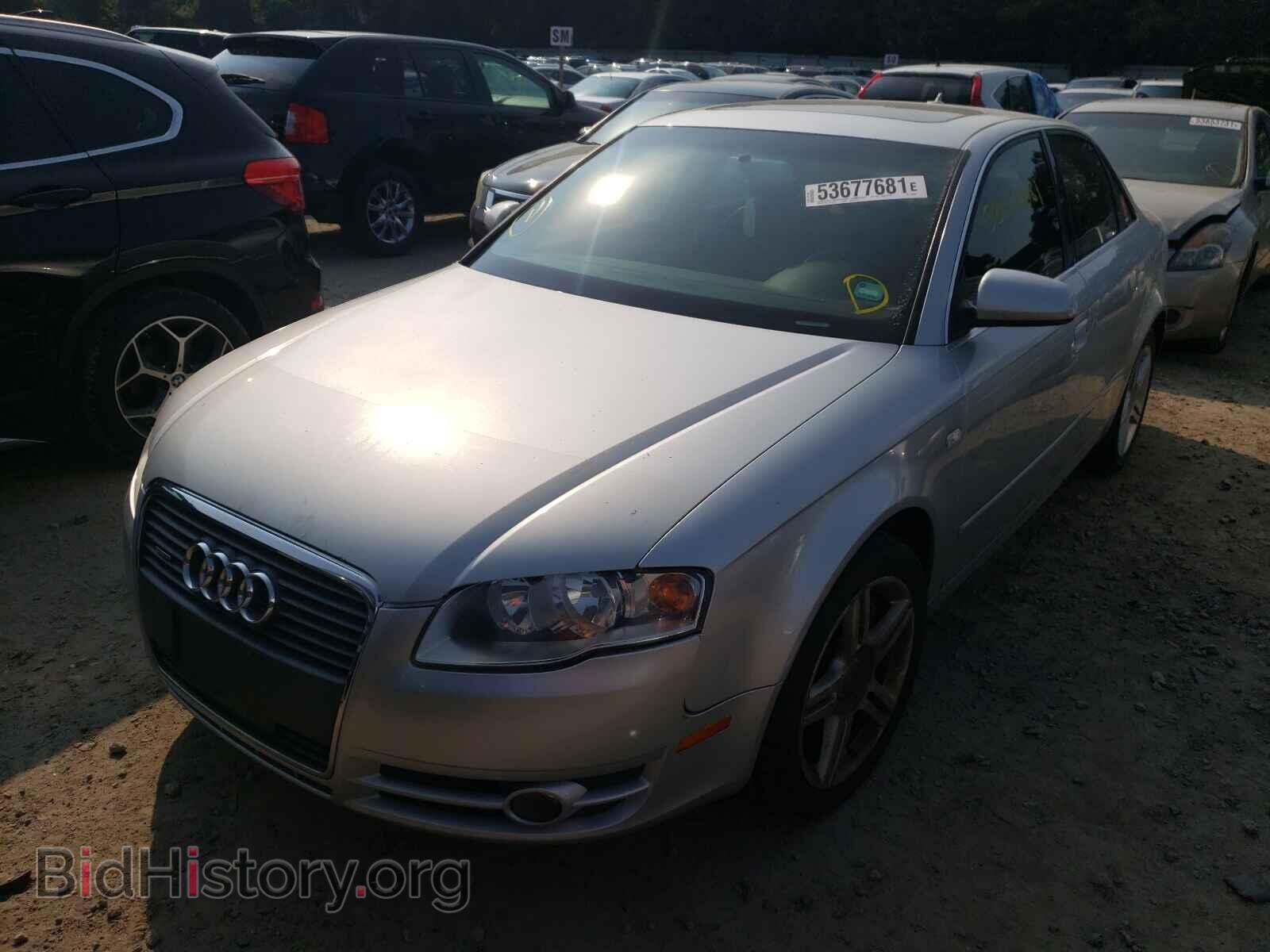 2007 AUDI A4 - VIN: WAUDF78E57A063296 - Фото 2