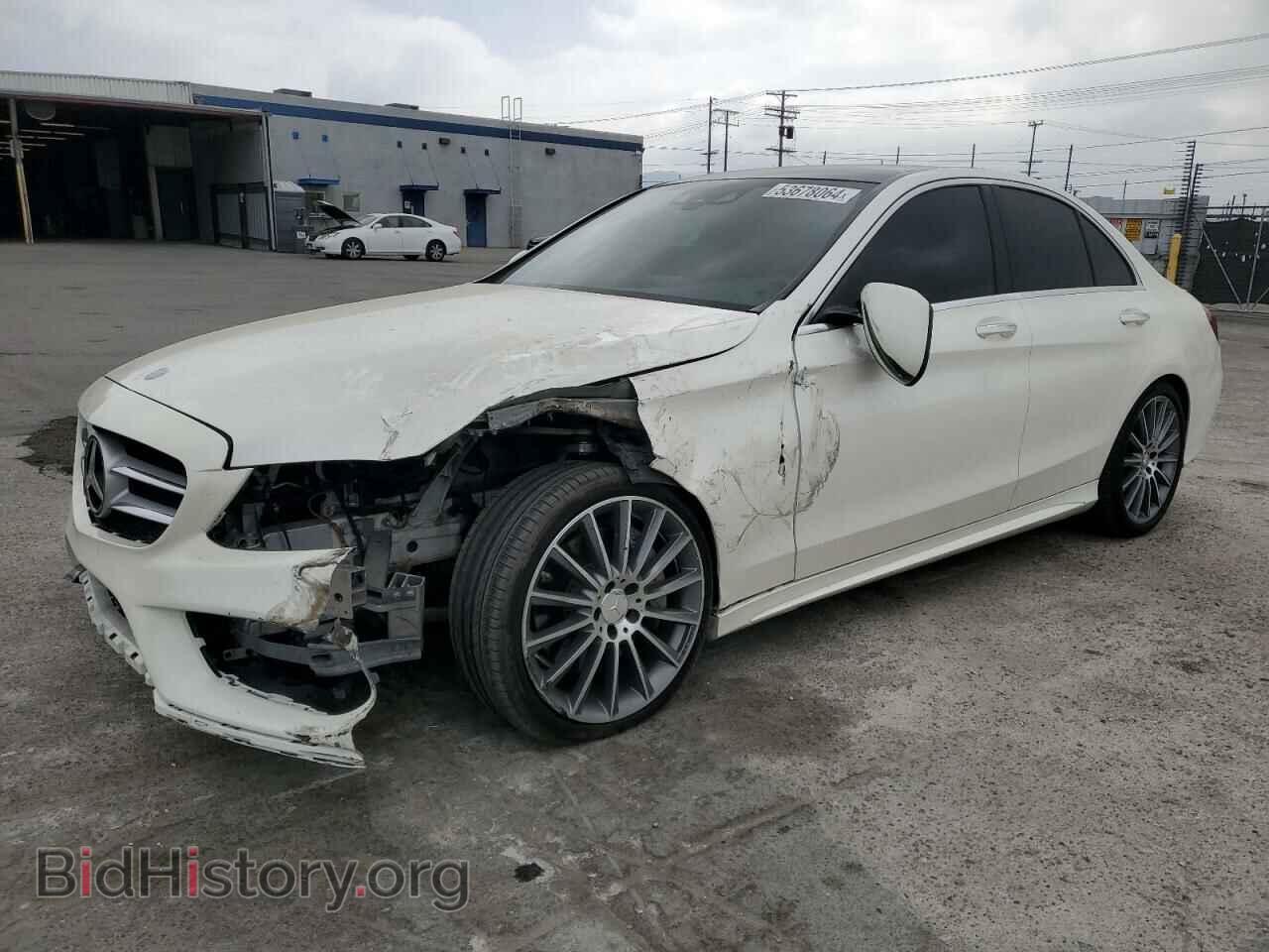 Photo 55SWF4JB6GU122873 - MERCEDES-BENZ C-CLASS 2016