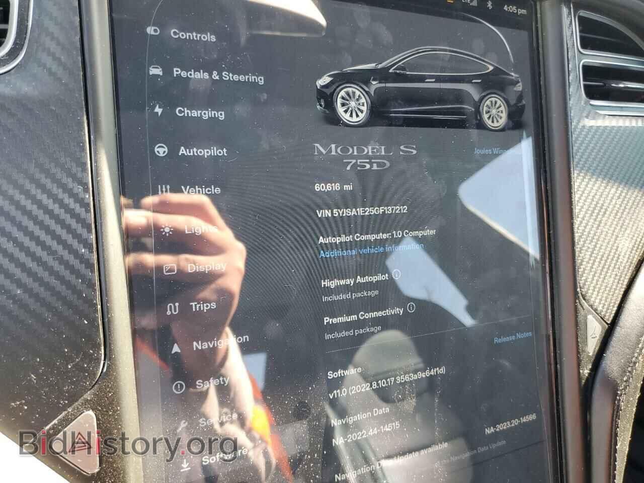 2016 TESLA MODEL S - VIN: 5YJSA1E25GF137212 - Photo 9