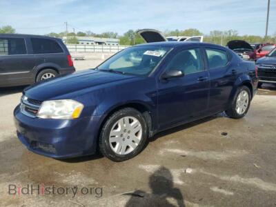 2013 Dodge AVENGER SE, синий — VIN 1C3CDZAB5DN616084, Copart