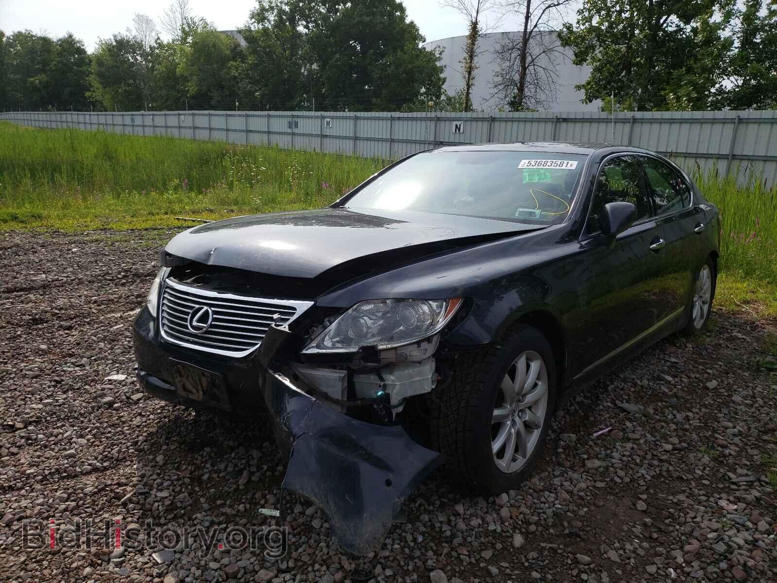 2007 LEXUS LS460 - VIN: JTHBL46F375020077 - Фото 2