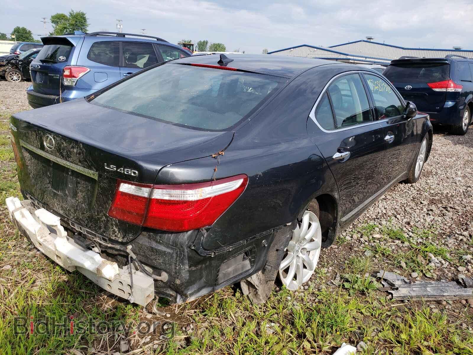 2007 LEXUS LS460 - VIN: JTHBL46F375020077 - Фото 4