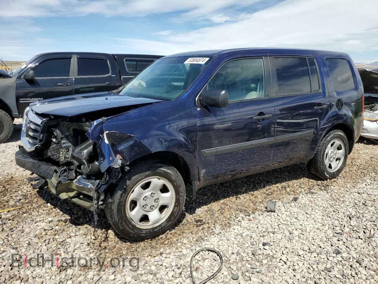 Photo 5FNYF4H25EB050352 - HONDA PILOT 2014