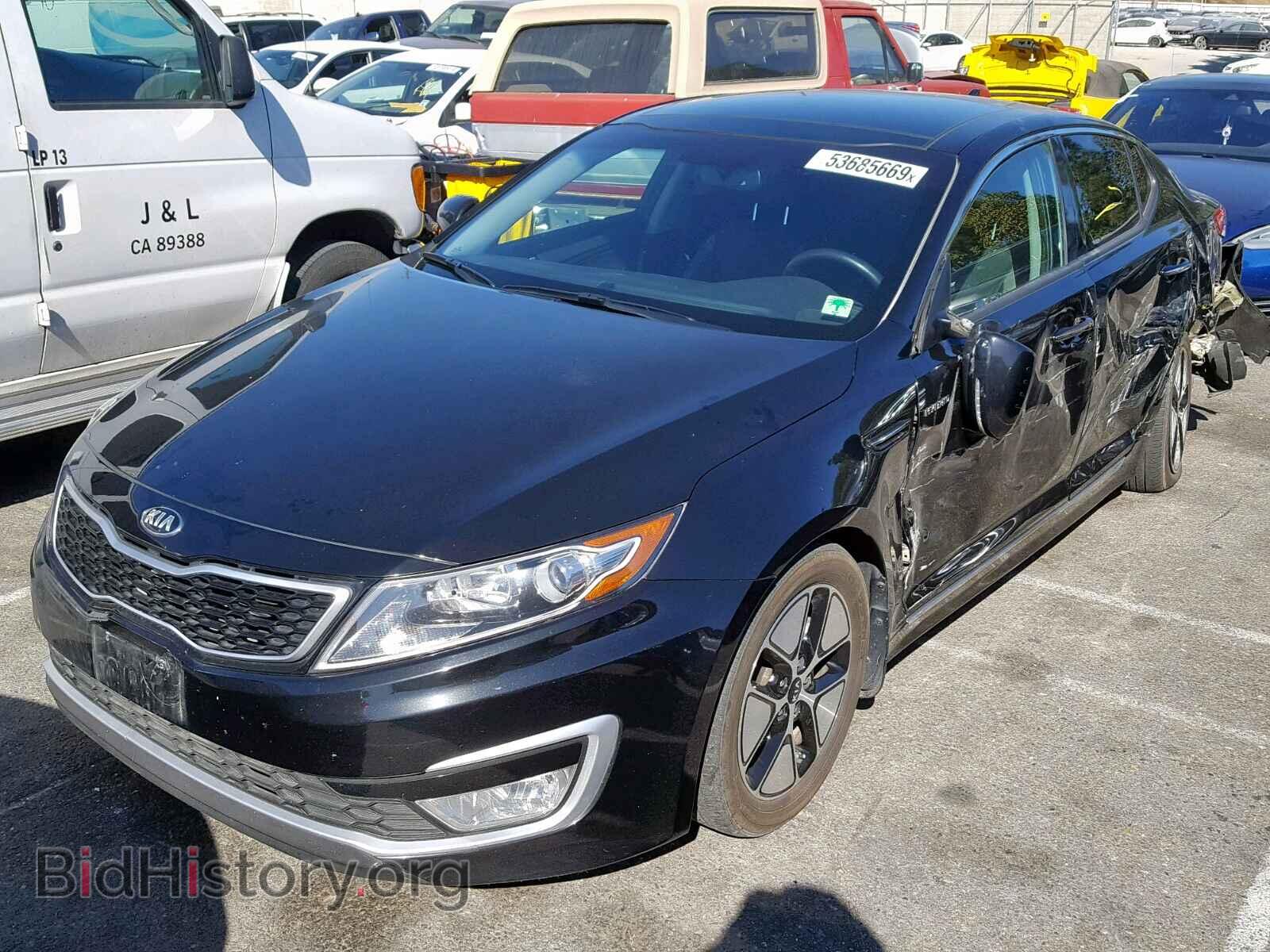 2013 KIA OPTIMA HYB - VIN: KNAGM4AD9D5053958 - Фото 2