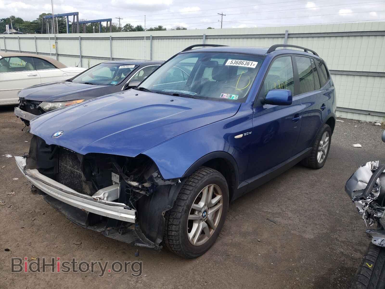 2007 BMW X3 - VIN: WBXPC93497WJ00892 - Фото 2