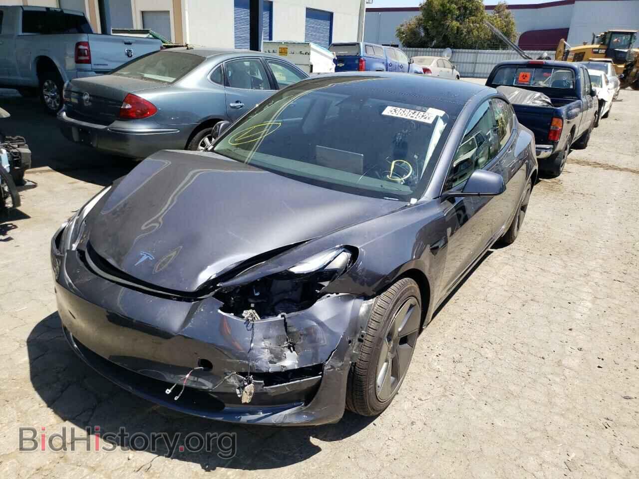 2022 TESLA MODEL 3 - VIN: 5YJ3E1EB4NF189727 - Фото 2