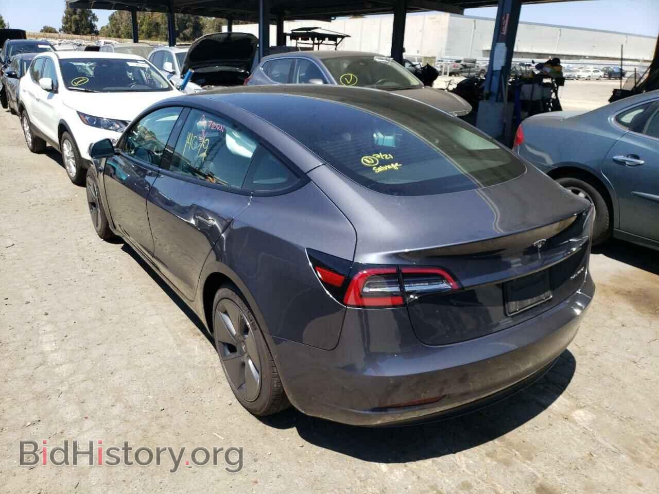 2022 TESLA MODEL 3 - VIN: 5YJ3E1EB4NF189727 - Фото 3