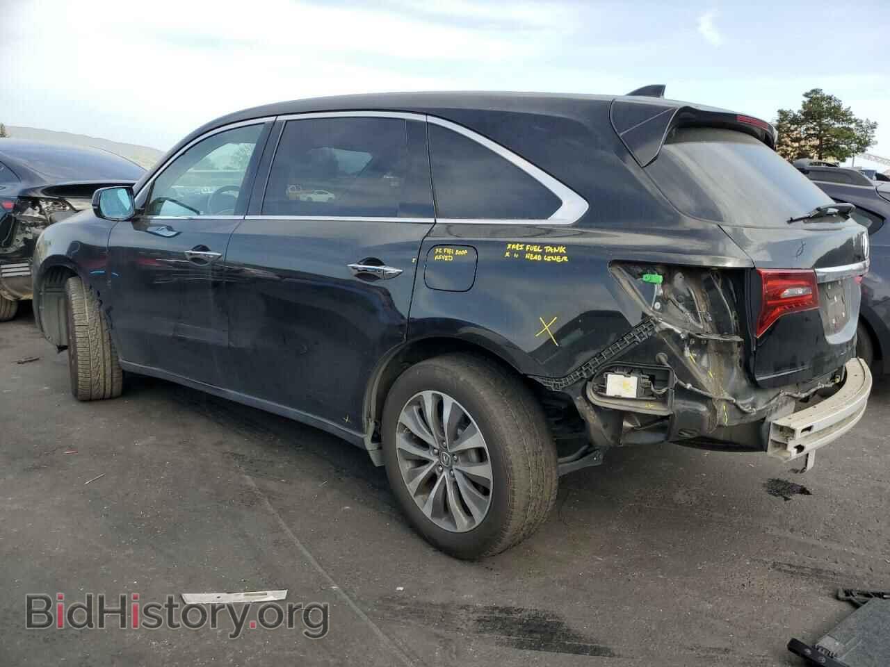 2016 ACURA MDX - VIN: 5FRYD4H46GB021550 - Фото 2