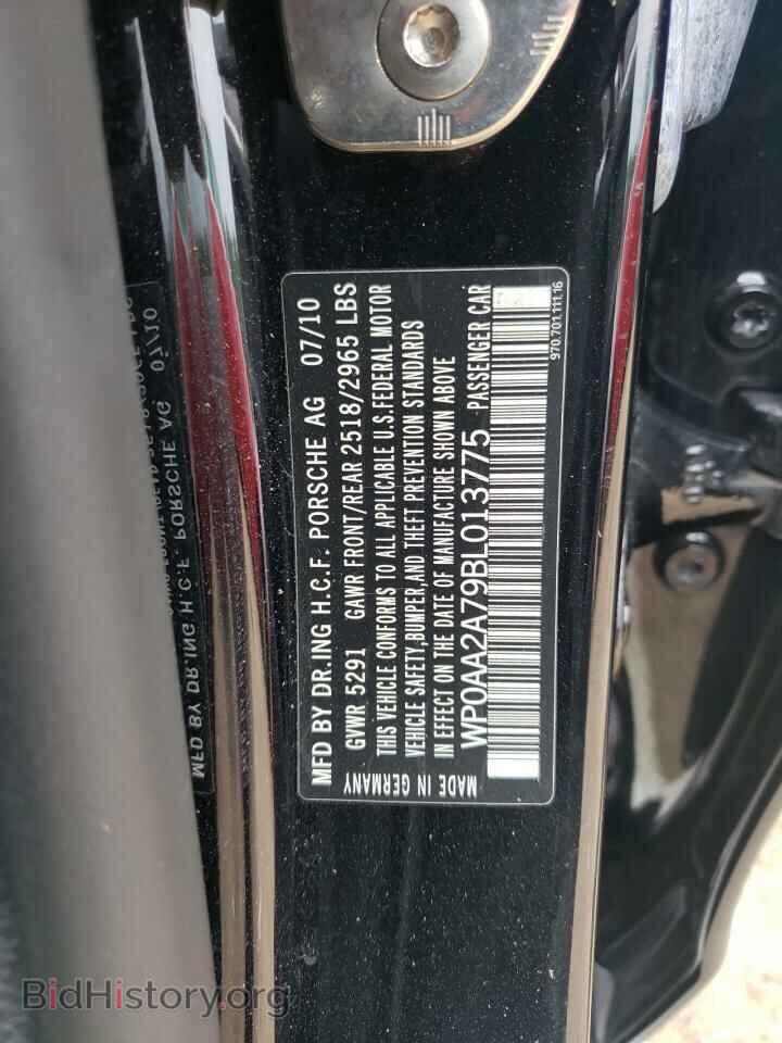 2011 PORSCHE PANAMERA - VIN: WP0AA2A79BL013775 - Фото 10