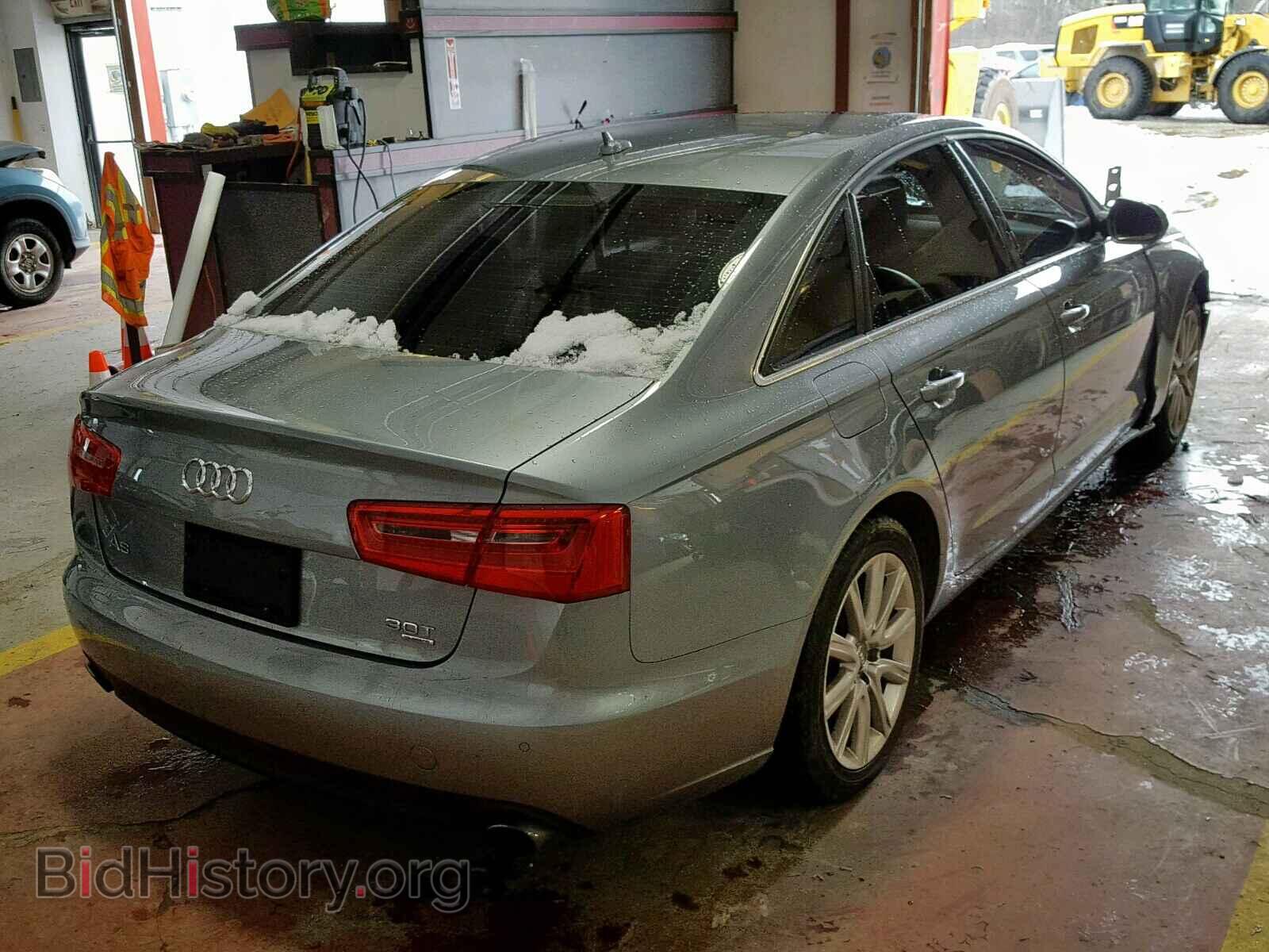 2013 AUDI A6 - VIN: WAUGGAFC9DN133492 - Фото 4