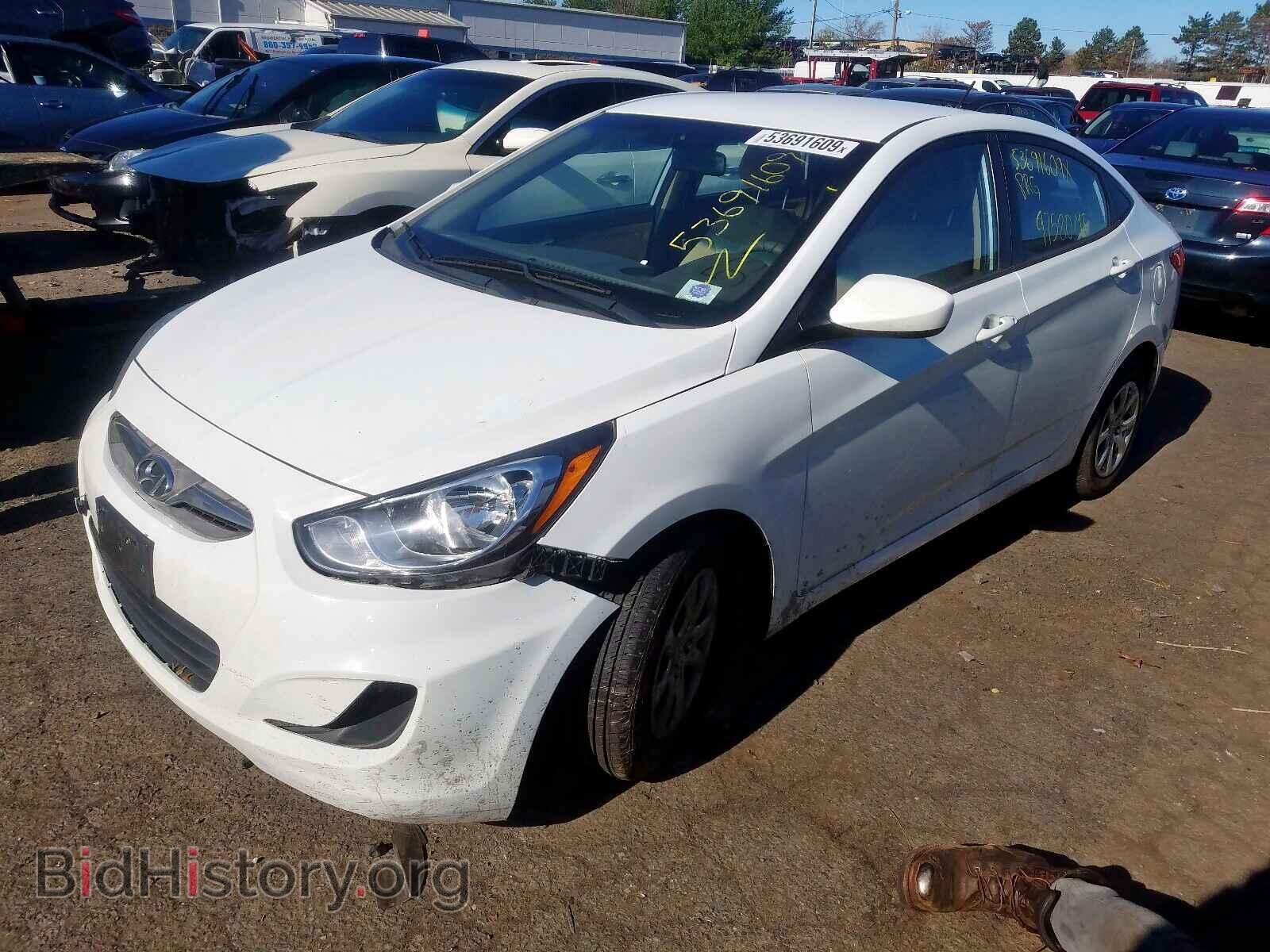 2013 HYUNDAI ACCENT - VIN: KMHCT4AE8DU460135 - Фото 2