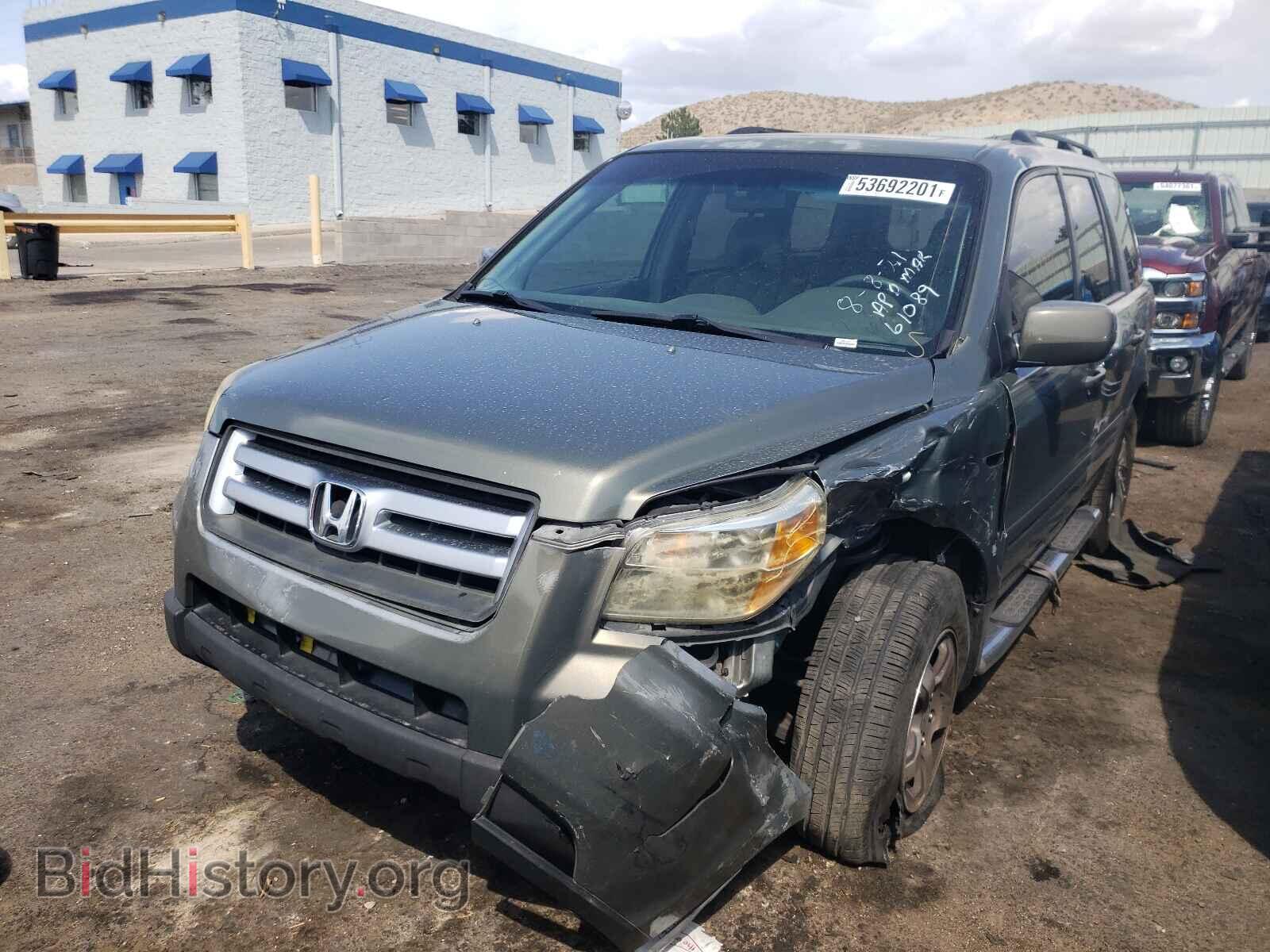 2007 HONDA PILOT - VIN: 5FNYF28567B043119 - Photo 2