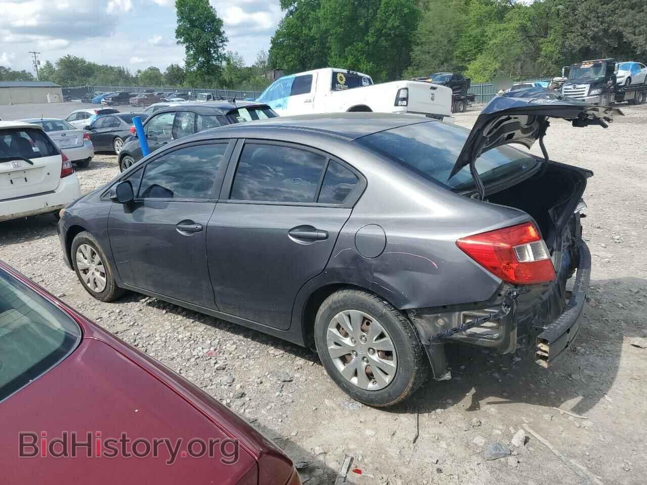 2012 HONDA CIVIC - VIN: 2HGFB2F52CH521726 - Фото 2
