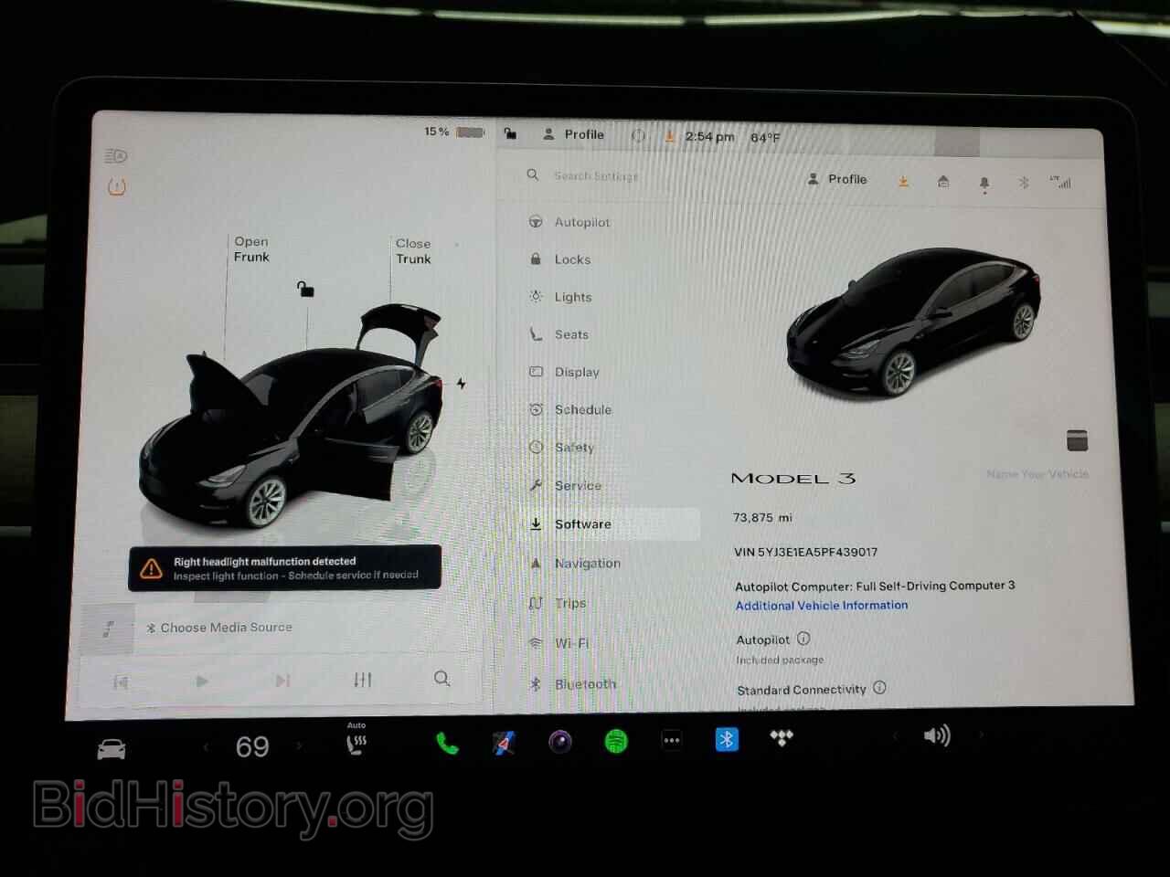 2023 TESLA MODEL 3 - VIN: 5YJ3E1EA5PF439017 - Photo 9