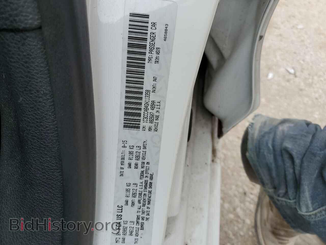 2016 CHRYSLER 200 - VIN: 1C3CCCAB4GN113358 - Фото 12
