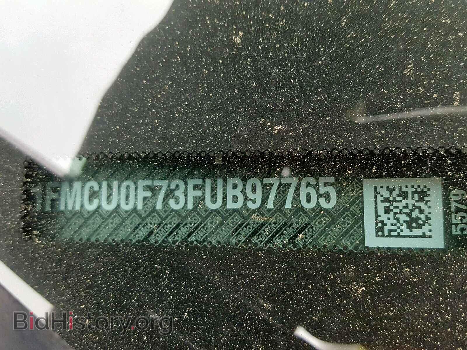 2015 FORD ESCAPE S - VIN: 1FMCU0F73FUB97765 - Фото 10