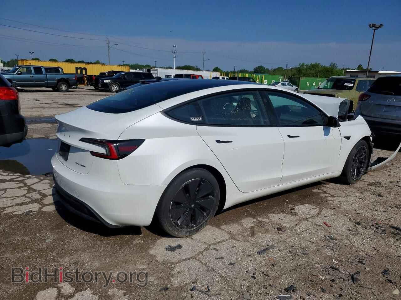 2024 TESLA MODEL 3 - VIN: 5YJ3E1EB9RF734262 - Фото 3