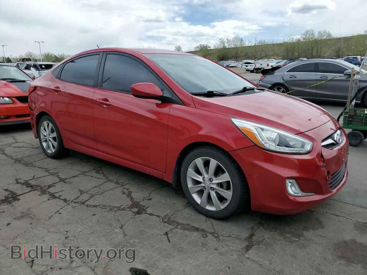 2014 HYUNDAI ACCENT - VIN: KMHCU4AEXEU614634 - Фото 4