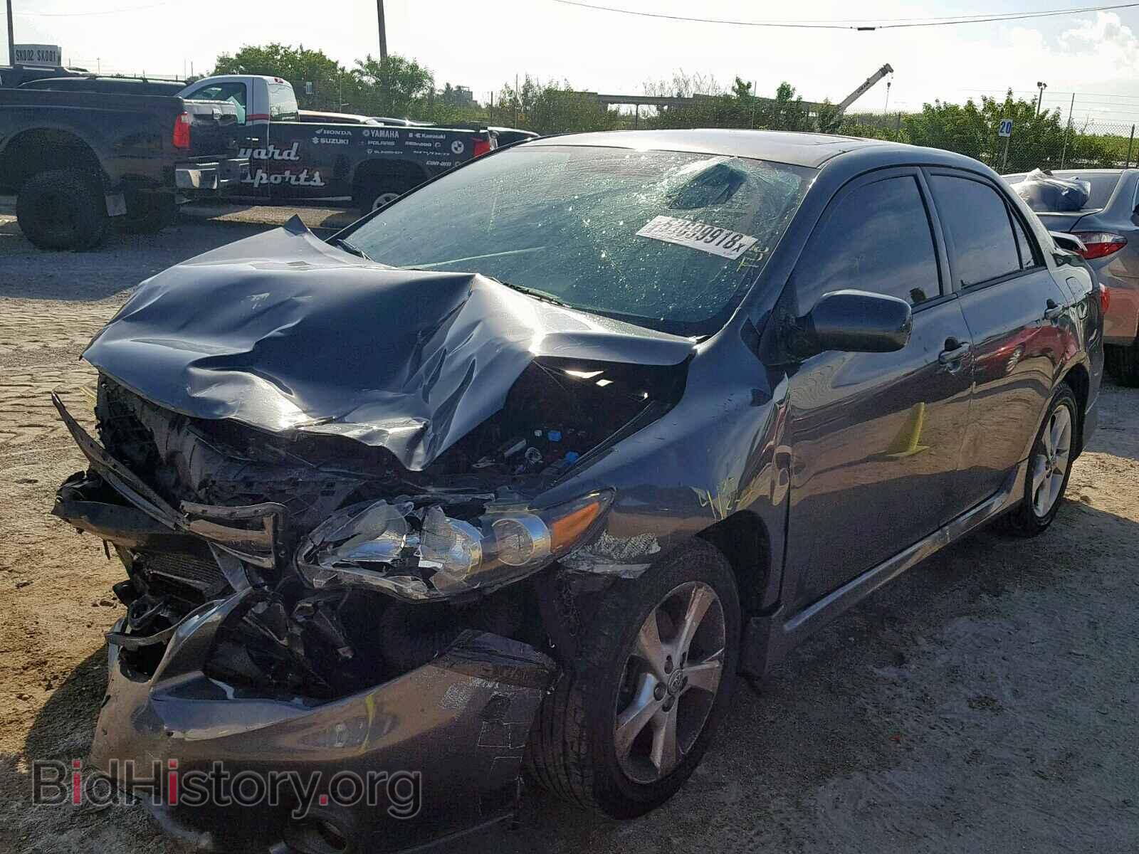 2012 TOYOTA COROLLA BA - VIN: 2T1BU4EE2CC914320 - Фото 2