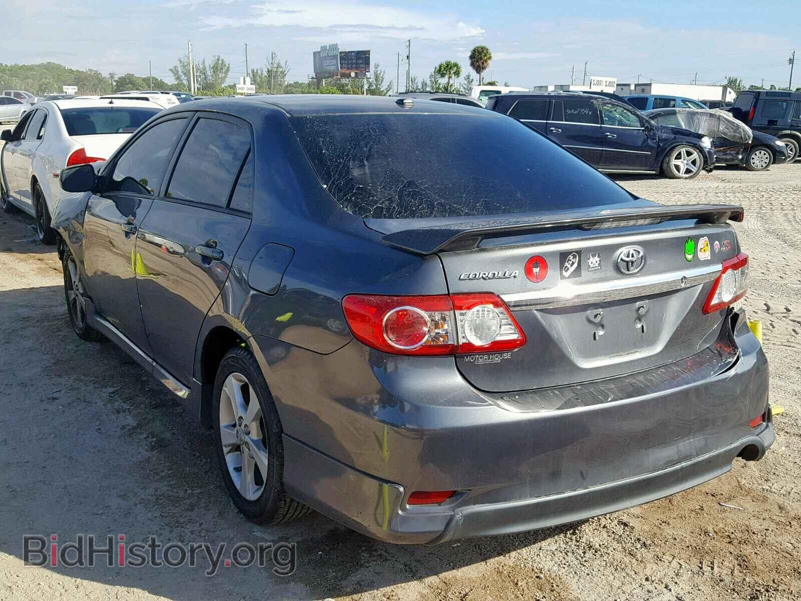 2012 TOYOTA COROLLA BA - VIN: 2T1BU4EE2CC914320 - Фото 3