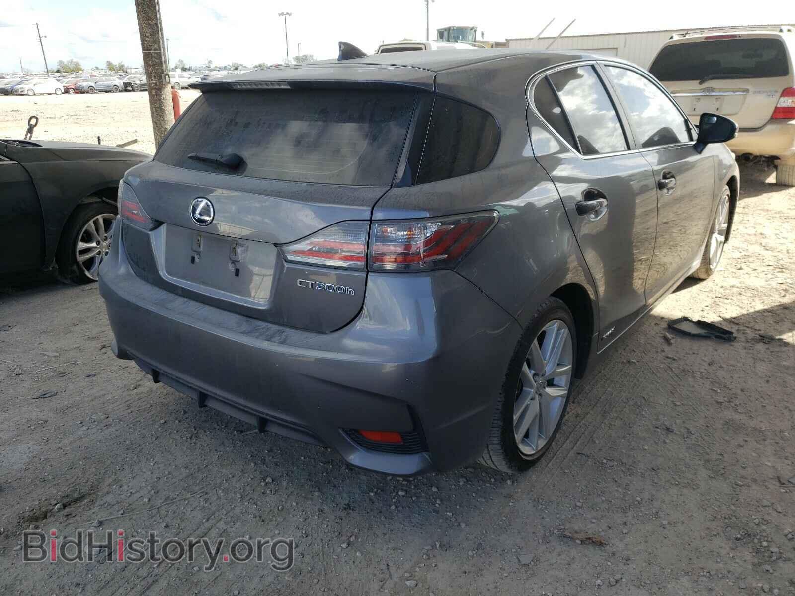 2014 LEXUS CT 200 - VIN: JTHKD5BH7E2206276 - Фото 4