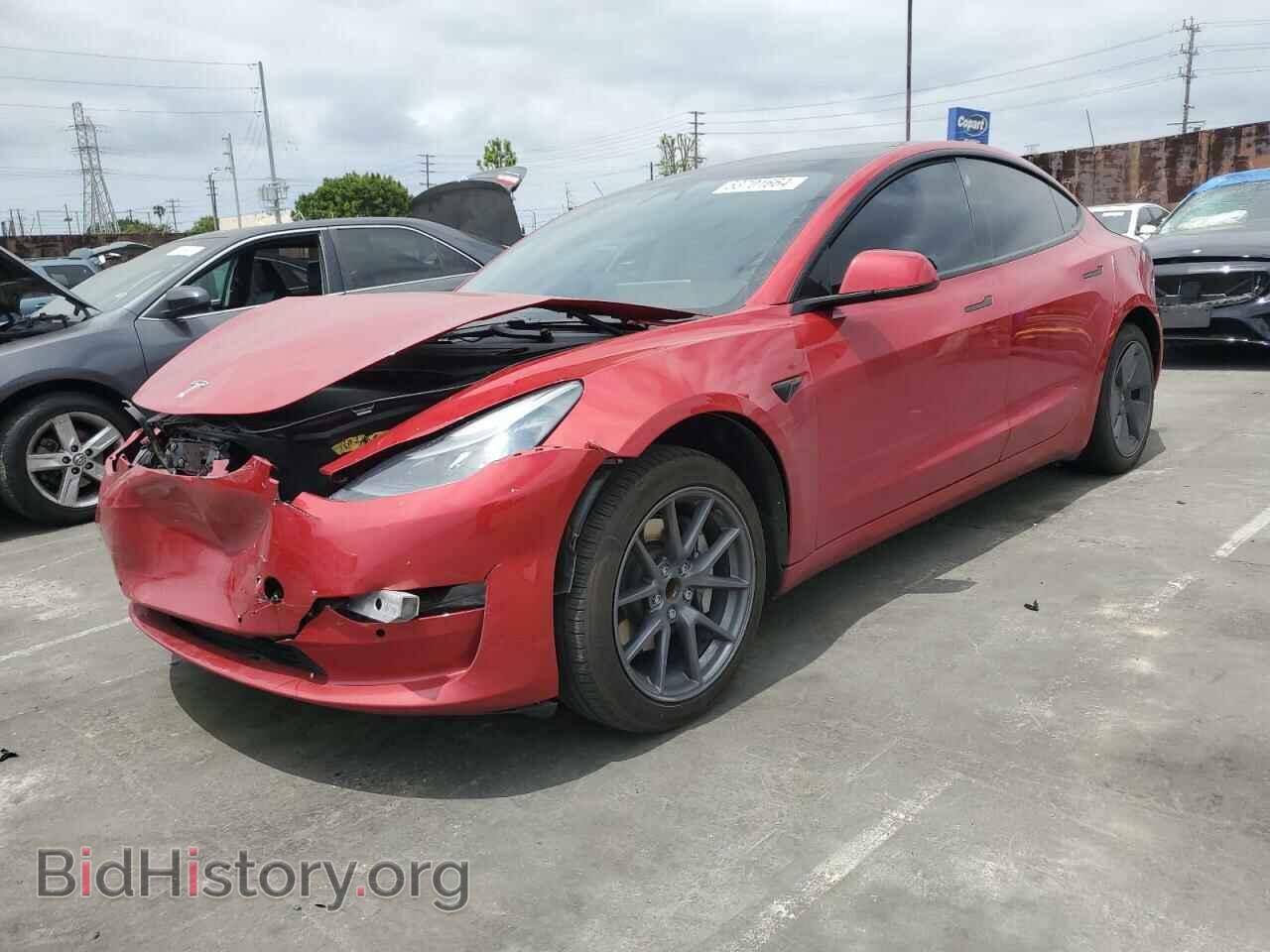 Photo 5YJ3E1EA1MF060513 - TESLA MODEL 3 2021
