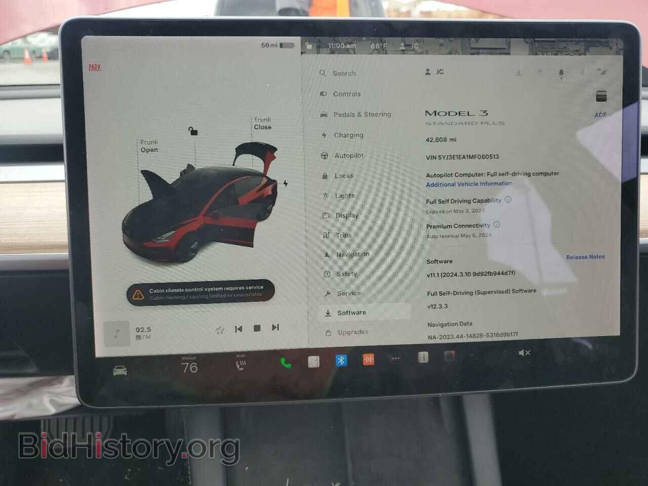 2021 TESLA MODEL 3 - VIN: 5YJ3E1EA1MF060513 - Photo 9