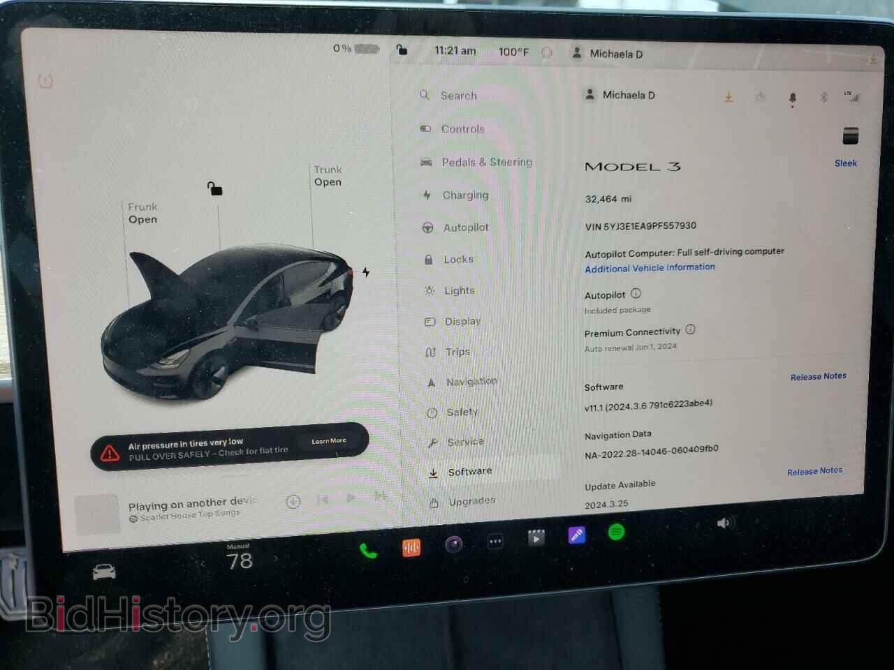 2023 TESLA MODEL 3 - VIN: 5YJ3E1EA9PF557930 - Фото 9