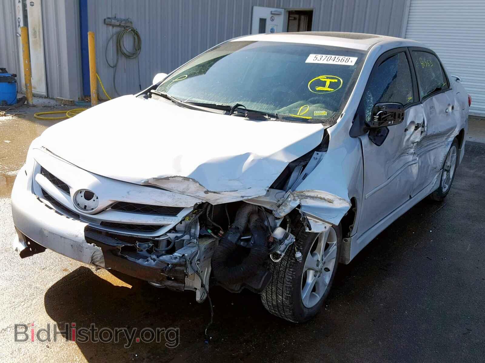 2011 TOYOTA COROLLA BA - VIN: 2T1BU4EE1BC743574 - Фото 2
