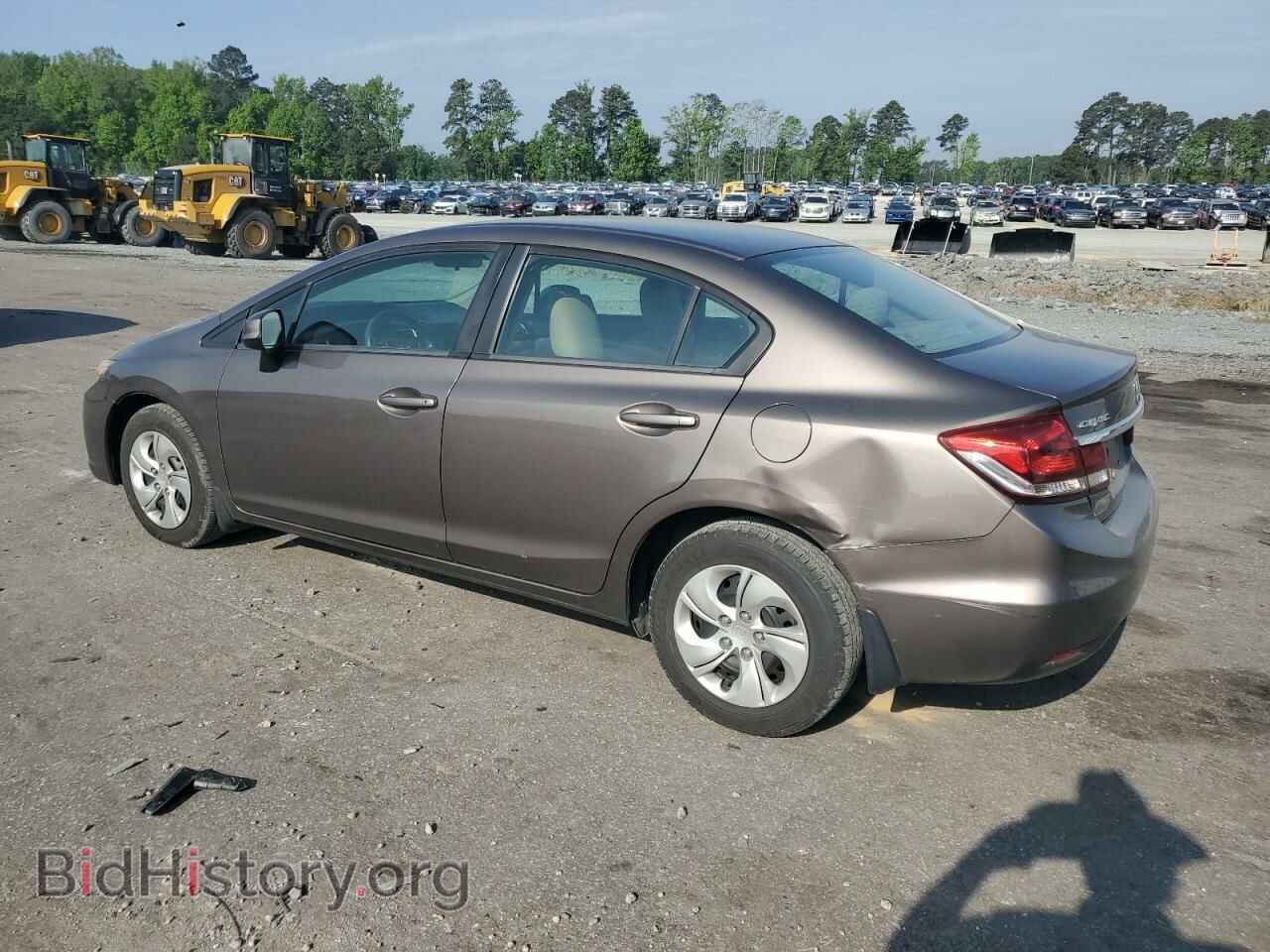 2013 HONDA CIVIC - VIN: 2HGFB2F55DH596891 - Фото 2