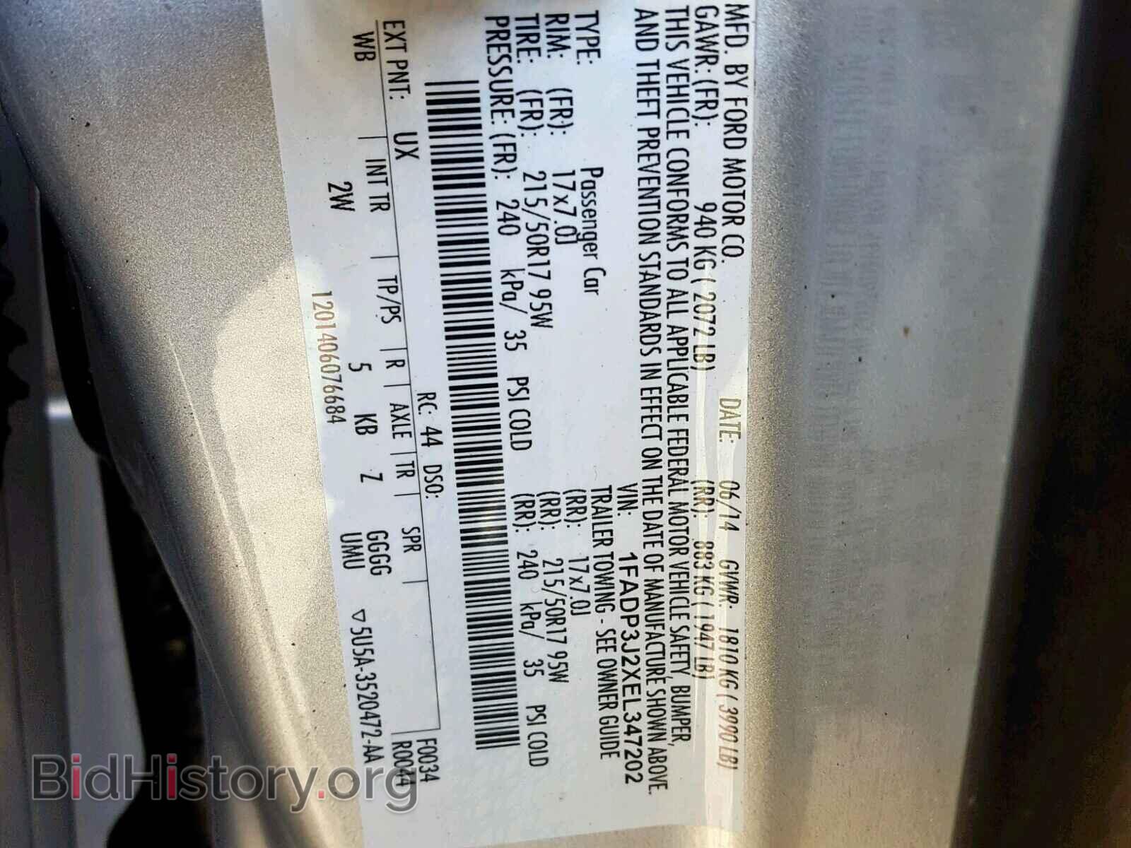2014 FORD FOCUS - VIN: 1FADP3J2XEL347202 - Photo 10