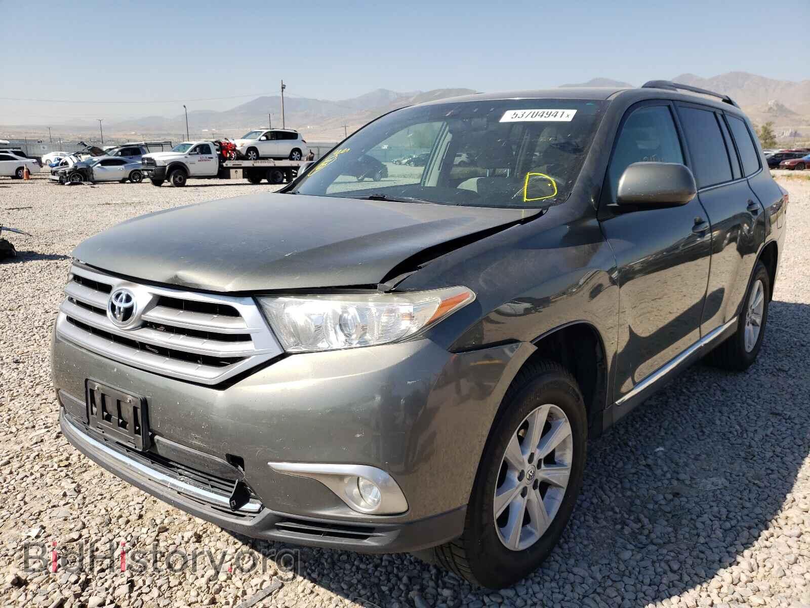 2012 TOYOTA HIGHLANDER - VIN: 5TDBK3EHXCS153571 - Фото 2