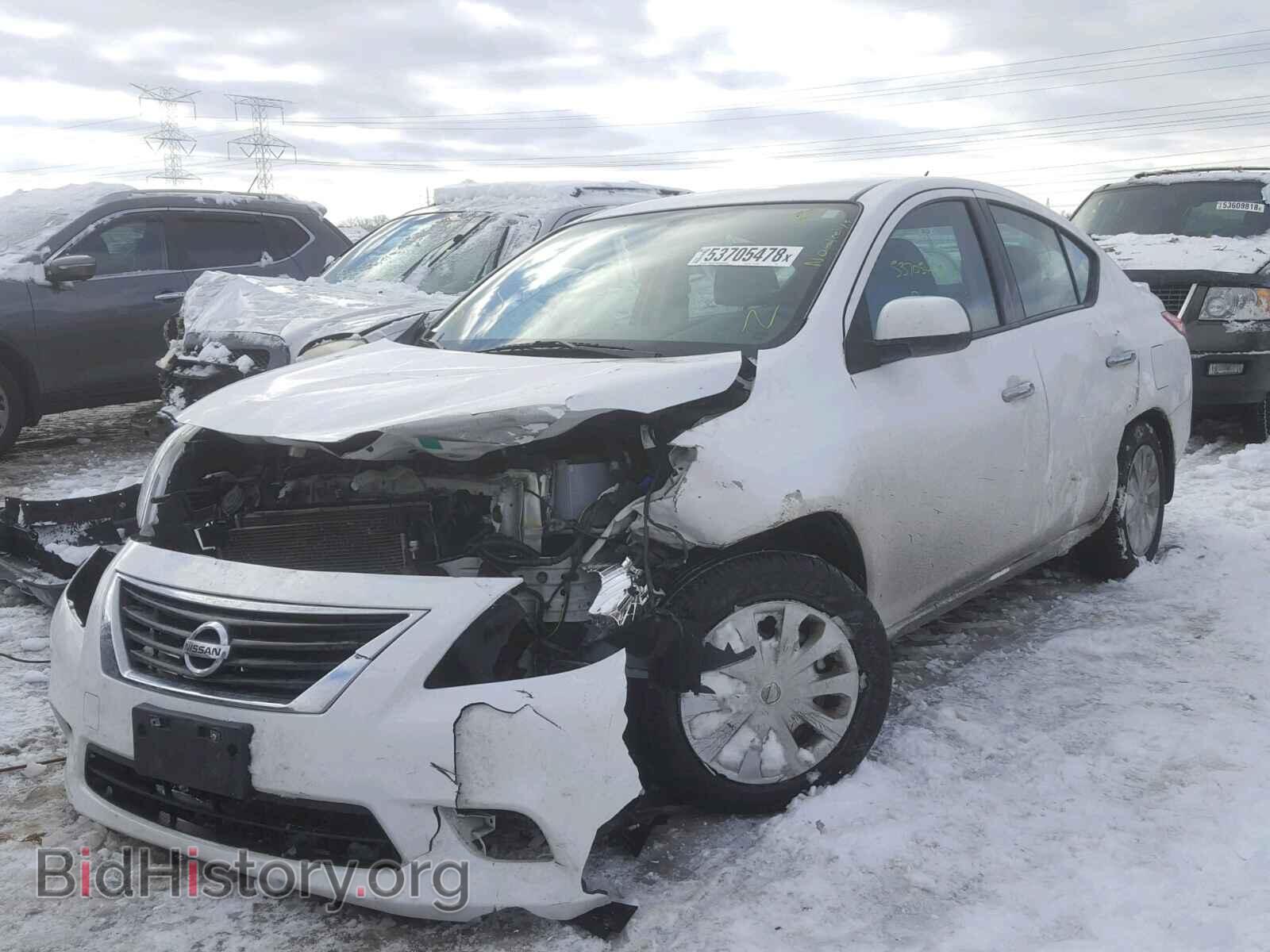2014 NISSAN VERSA - VIN: 3N1CN7AP9EL839497 - Фото 2