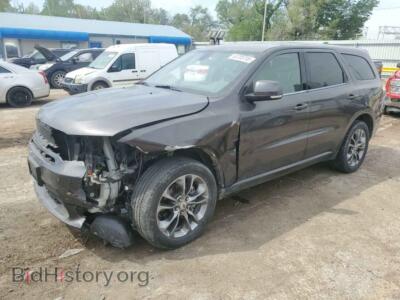 2019 Dodge DURANGO GT, темно-серый — VIN 1C4RDJDG4KC744761, Copart