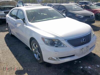 2007 Lexus LS460 LS 460l, белый — VIN JTHGL46FX75002651, Copart
