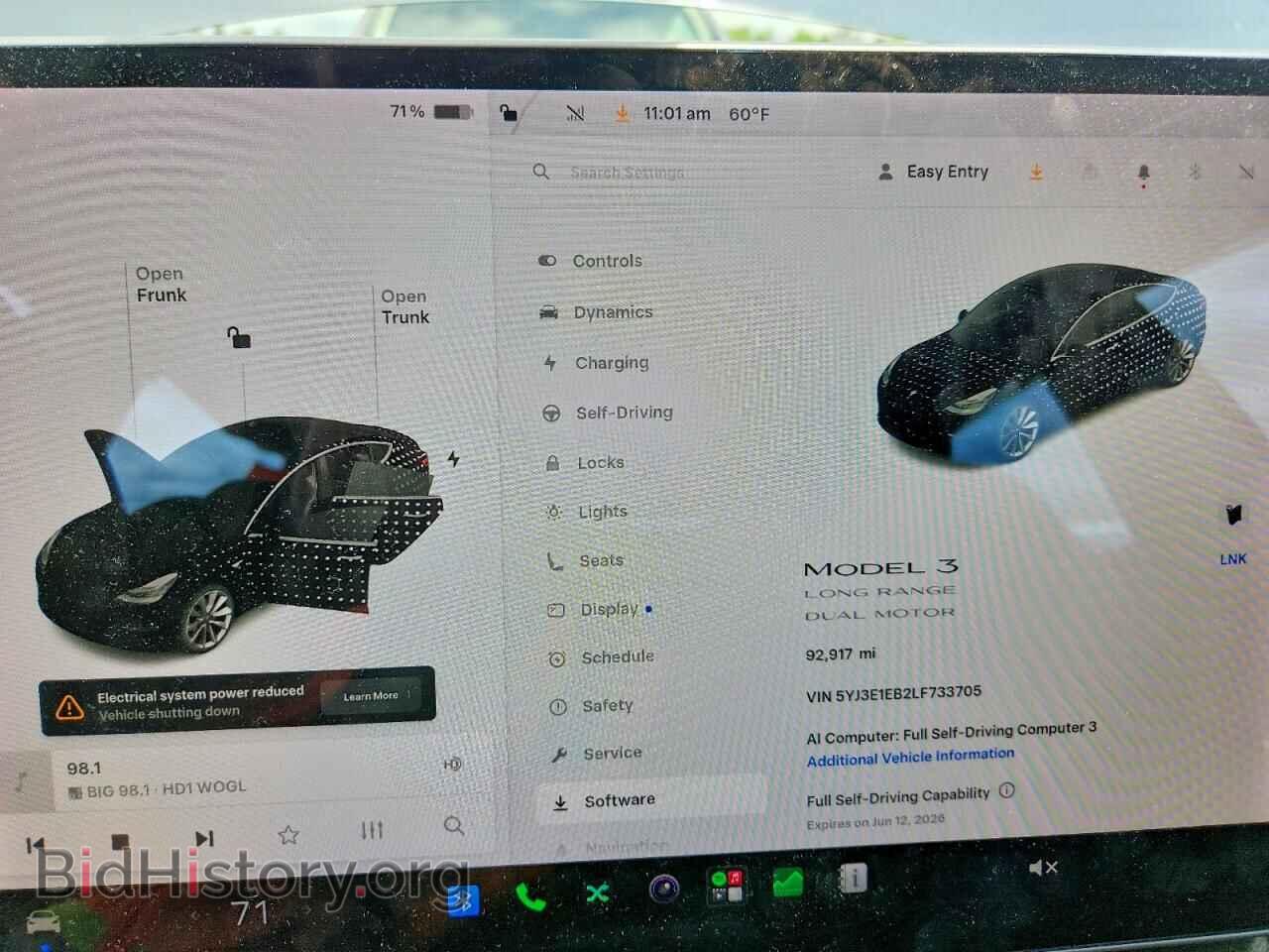 2020 TESLA MODEL 3 - VIN: 5YJ3E1EB2LF733705 - Photo 9