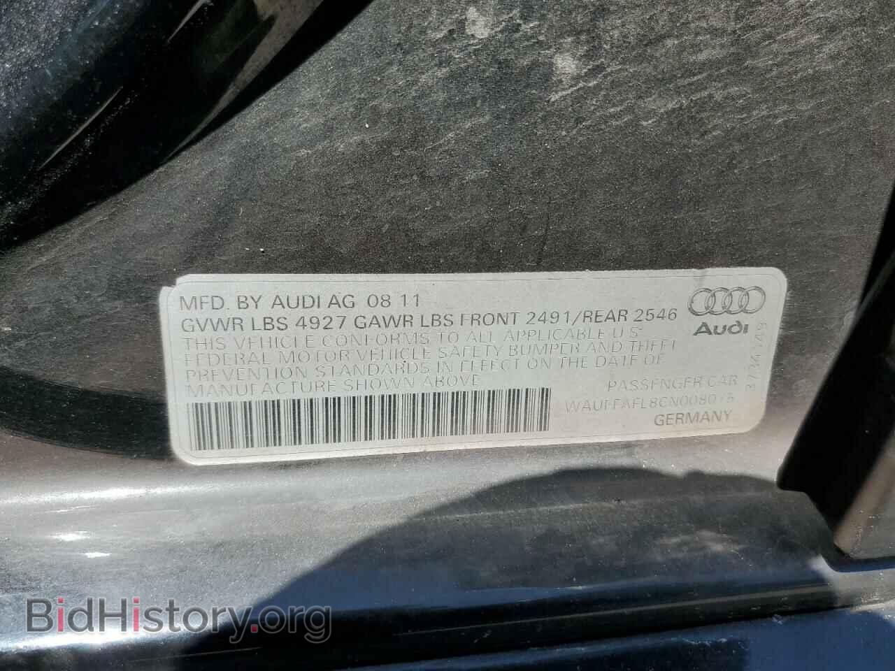 2012 AUDI A4 - VIN: WAUFFAFL8CN008075 - Photo 12