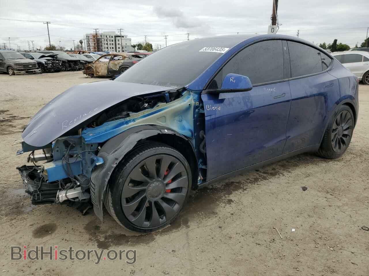 Фотография 7SAYGDEFXNF438281 - TESLA MODEL Y 2022