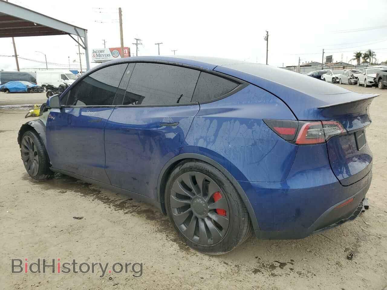 2022 TESLA MODEL Y - VIN: 7SAYGDEFXNF438281 - Фото 2