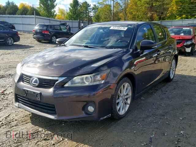 2011 LEXUS CT 200 - VIN: JTHKD5BH5B2018772 - Фото 2