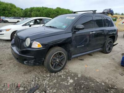 2008 Jeep COMPASS Sport, черный — VIN 1J8FF47W68D577638, Copart