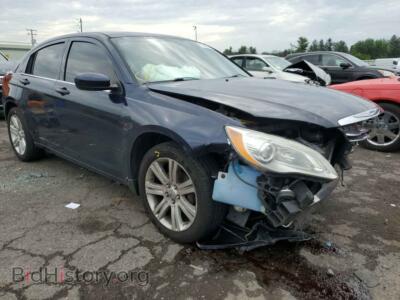 2013 Chrysler 200 200 Tourin, синий — VIN 1C3CCBBBXDN744474, Copart