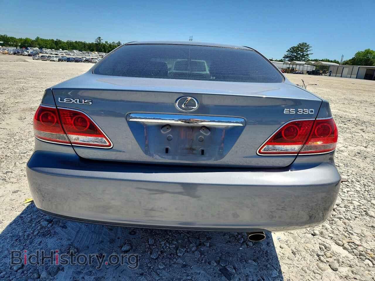 2005 LEXUS ES330 - VIN: JTHBA30G955079276 - Фото 6