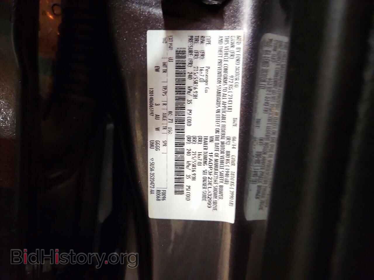 2014 FORD FOCUS - VIN: 1FADP3F23EL332999 - Фото 12
